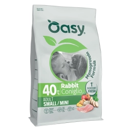 Oasy Monoprotein Adult Small Mini Królik 2kg